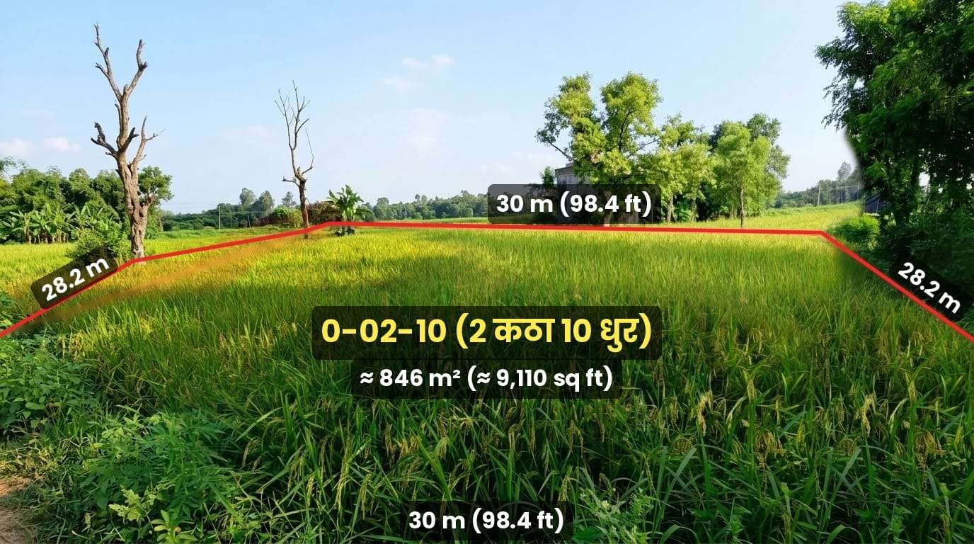 WhatsApp Image 2026-09-30 at 12.16.58 PM गोलबजार-४, सिराहामा २ कट्ठा १० धुर आकर्षक जग्गा बिक्रीमा (महनौर रोड नजिक)
